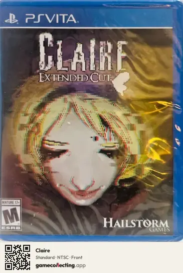 Claire PlayStation Vita, NTSC box front