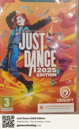 Just Dance 2025 Edition Nintendo Switch, France box front