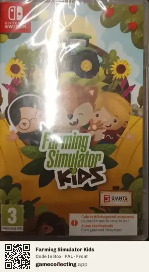 Farming Simulator Kids Nintendo Switch, PAL box front