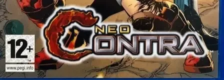 Neo Contra, the PEGI square on its front