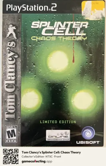 Tom Clancy's Splinter Cell: Chaos Theory PlayStation 2, NTSC box front