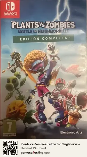 Plants vs. Zombies: Battle for Neighborville Nintendo Switch, PAL box front