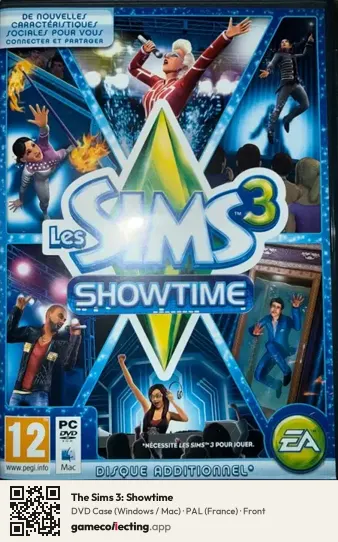The Sims 3: Showtime Computer, France box front