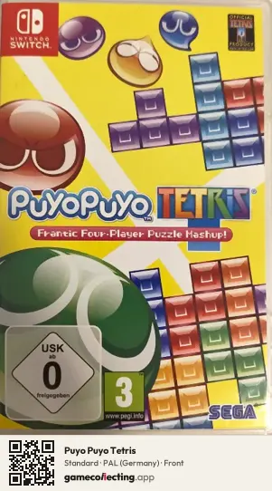 Puyo Puyo Tetris Nintendo Switch, Germany box front