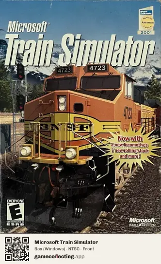 Microsoft Train Simulator Computer, NTSC box front