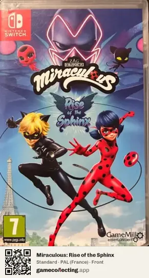 Miraculous: Rise of the Sphinx Nintendo Switch, France box front