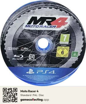 Moto Racer 4 PlayStation 4, PAL disc