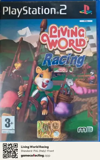 Living World Racing PlayStation 2, Italy box front