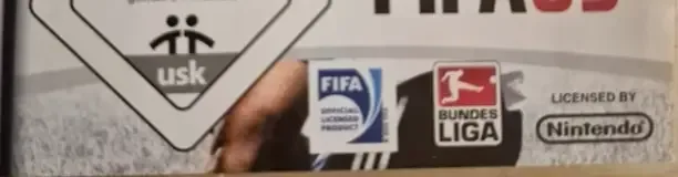 FIFA 09, the USK square on its front