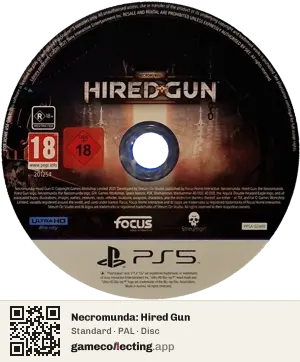 Necromunda: Hired Gun PlayStation 5, PAL disc