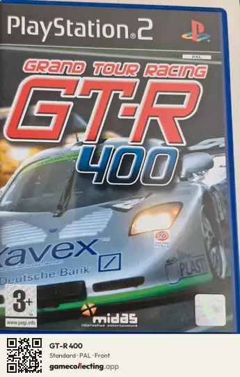 GT-R 400 PlayStation 2, PAL box front