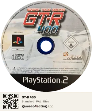 GT-R 400 PlayStation 2, PAL disc