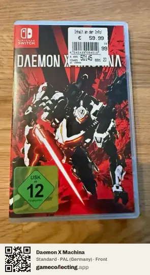 Daemon X Machina Nintendo Switch, Germany box front