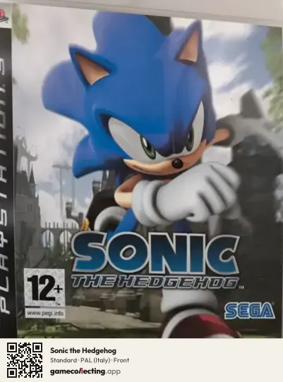 Sonic the Hedgehog PlayStation 3, Italy box front