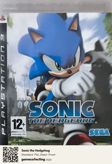 Sonic the Hedgehog PlayStation 3, Italy box front