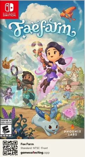 Fae Farm Nintendo Switch, NTSC box front