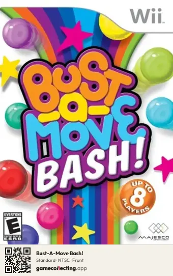 Bust-A-Move Bash! Nintendo Wii, NTSC box front
