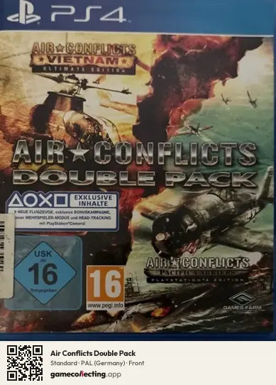 Air Conflicts Double Pack PlayStation 4, Germany box front