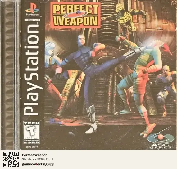 Perfect Weapon PlayStation, NTSC box front