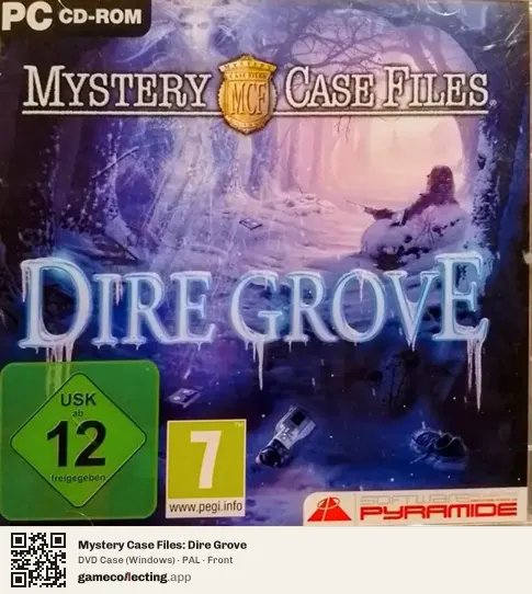 Mystery Case Files: Dire Grove Computer, PAL box front