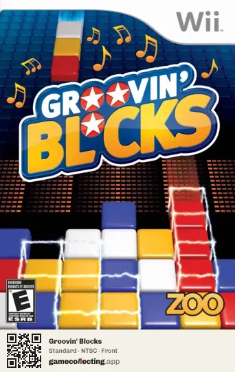 Groovin' Blocks Nintendo Wii, NTSC box front