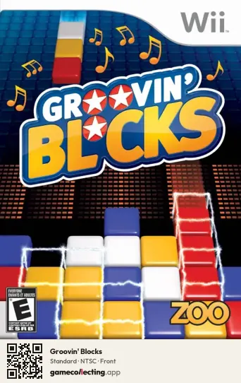 Groovin' Blocks Nintendo Wii, NTSC box front