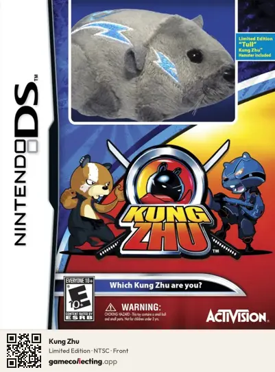 Kung Zhu Nintendo DS, NTSC box front