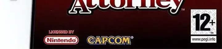 Apollo Justice: Ace Attorney, the PEGI square on its front