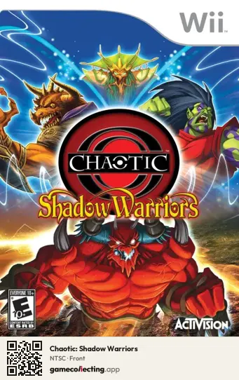 Chaotic: Shadow Warriors Nintendo Wii, NTSC box front
