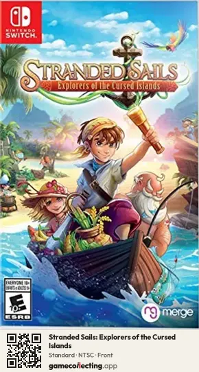 Stranded Sails: Explorers of the Cursed Islands Nintendo Switch, NTSC box front