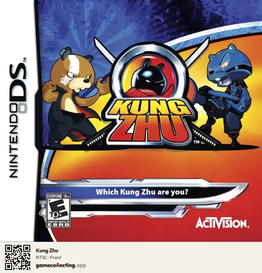 Kung Zhu Nintendo DS, NTSC box front