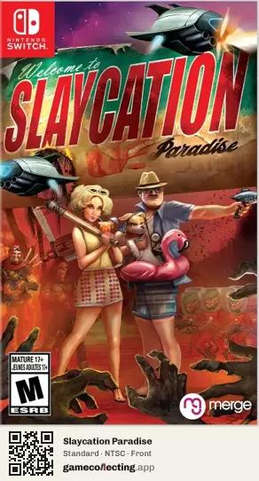 Slaycation Paradise Nintendo Switch, NTSC box front
