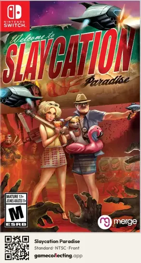 Slaycation Paradise Nintendo Switch, NTSC box front