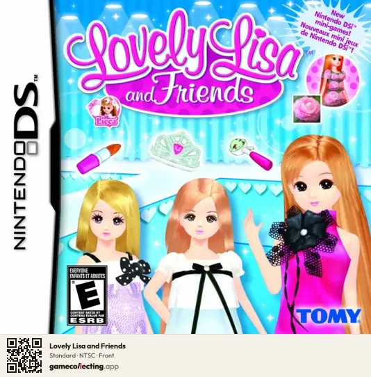 Lovely Lisa and Friends Nintendo DS, NTSC box front