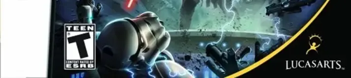 Star Wars: The Force Unleashed, the ESRB box on its front