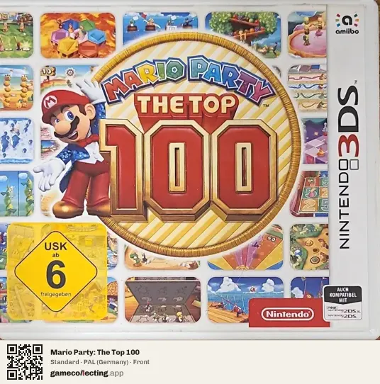 Mario Party: The Top 100 Nintendo 3DS, Germany box front