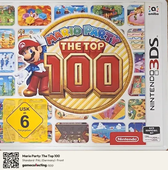 Mario Party: The Top 100 Nintendo 3DS, Germany box front