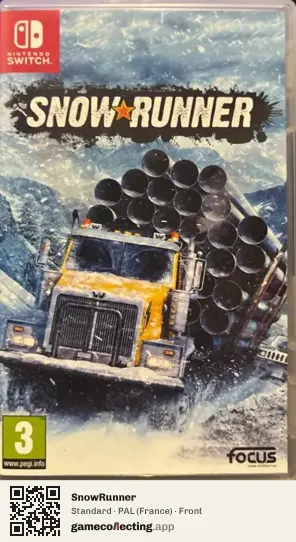 SnowRunner Nintendo Switch, France box front