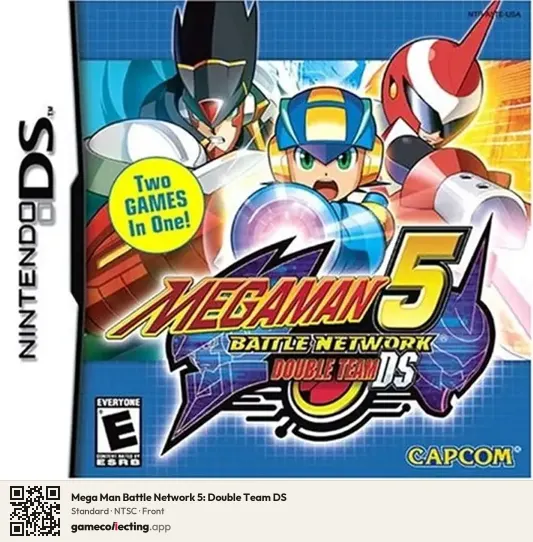 Mega Man Battle Network 5: Double Team DS Nintendo DS, NTSC box front