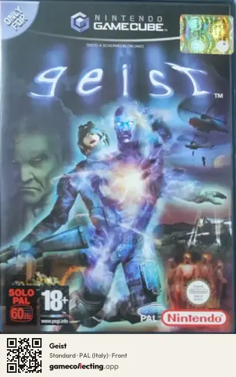 Geist Nintendo GameCube, Italy box front