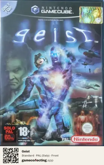 Geist Nintendo GameCube, Italy box front