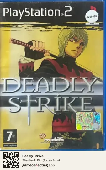 Deadly Strike PlayStation 2, Italy box front
