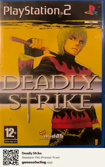 Deadly Strike PlayStation 2, France box front