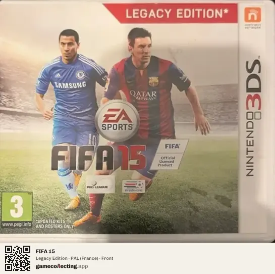 FIFA 15 Nintendo 3DS, France box front