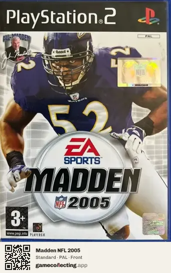 Madden NFL 2005 PlayStation 2, PAL box front