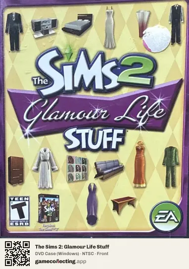 The Sims 2: Glamour Life Stuff Computer, NTSC box front