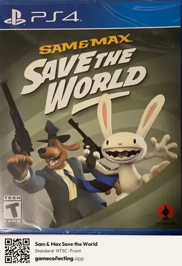 Sam & Max Save the World PlayStation 4, NTSC box front