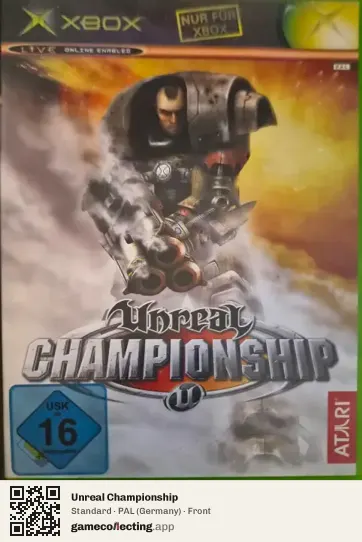 Unreal Championship Xbox, Germany box front