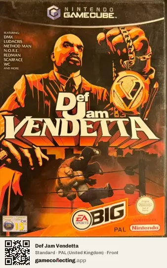 Def Jam Vendetta Nintendo GameCube, United Kingdom box front