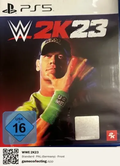 WWE 2K23 PlayStation 5, Germany box front